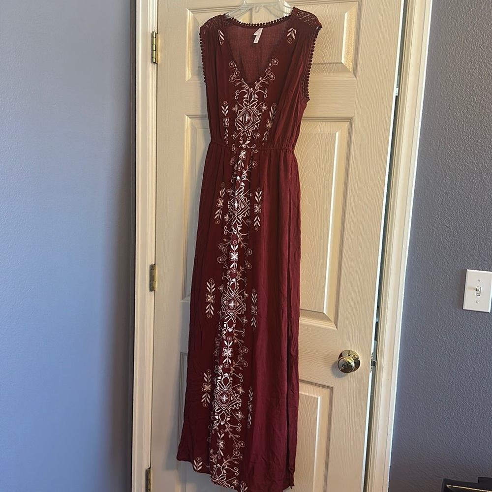 Size small floral red dress